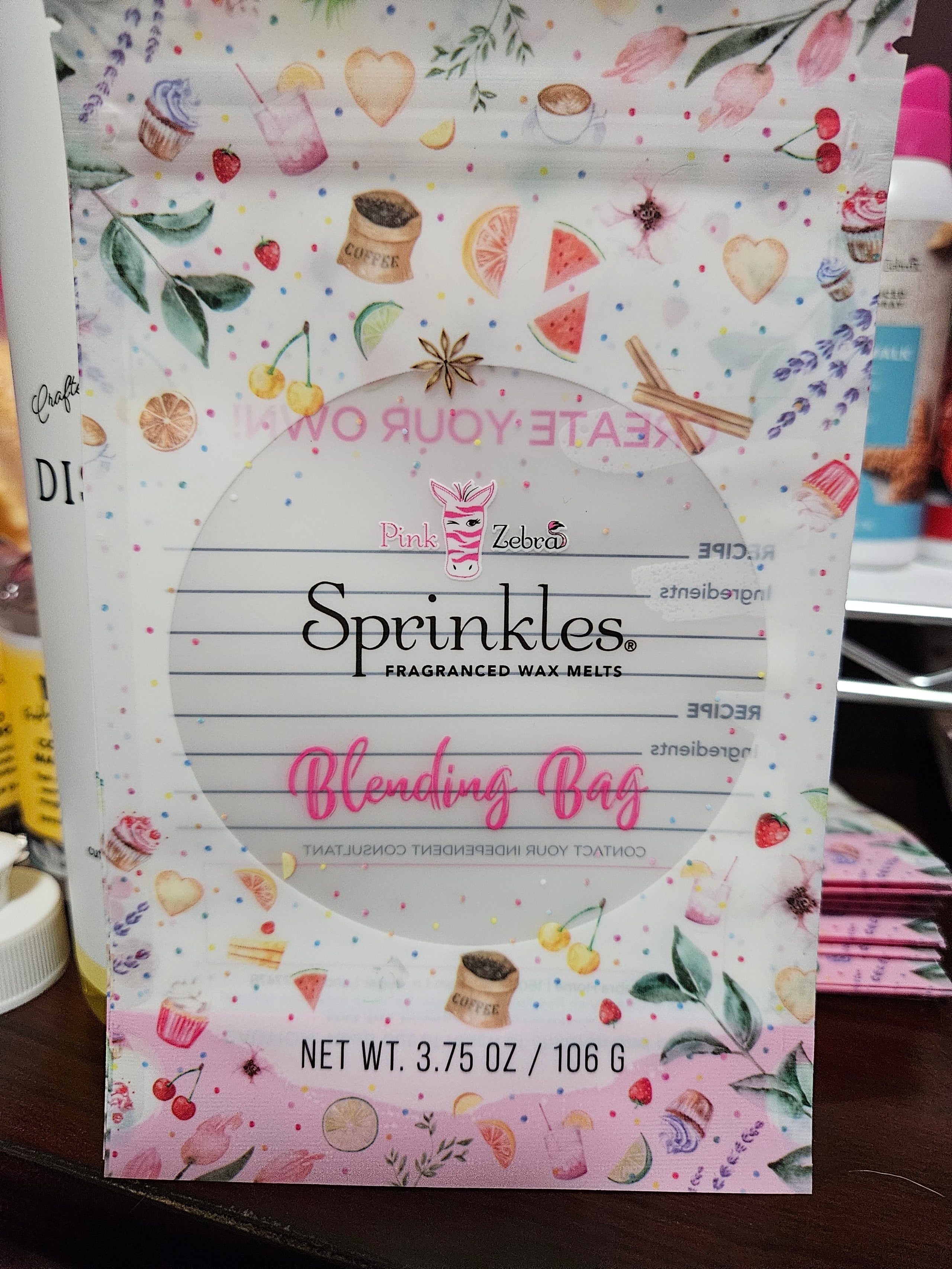 Pink zebra blending bags 2025